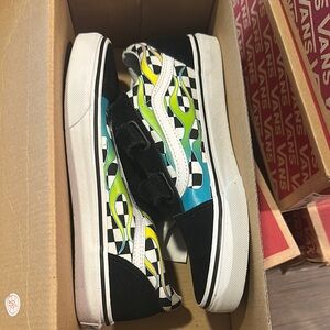 Vans Checkerboard and flame Sneakers